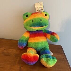 Build-A-Bear Rainbow Frog Plush (Flaw)